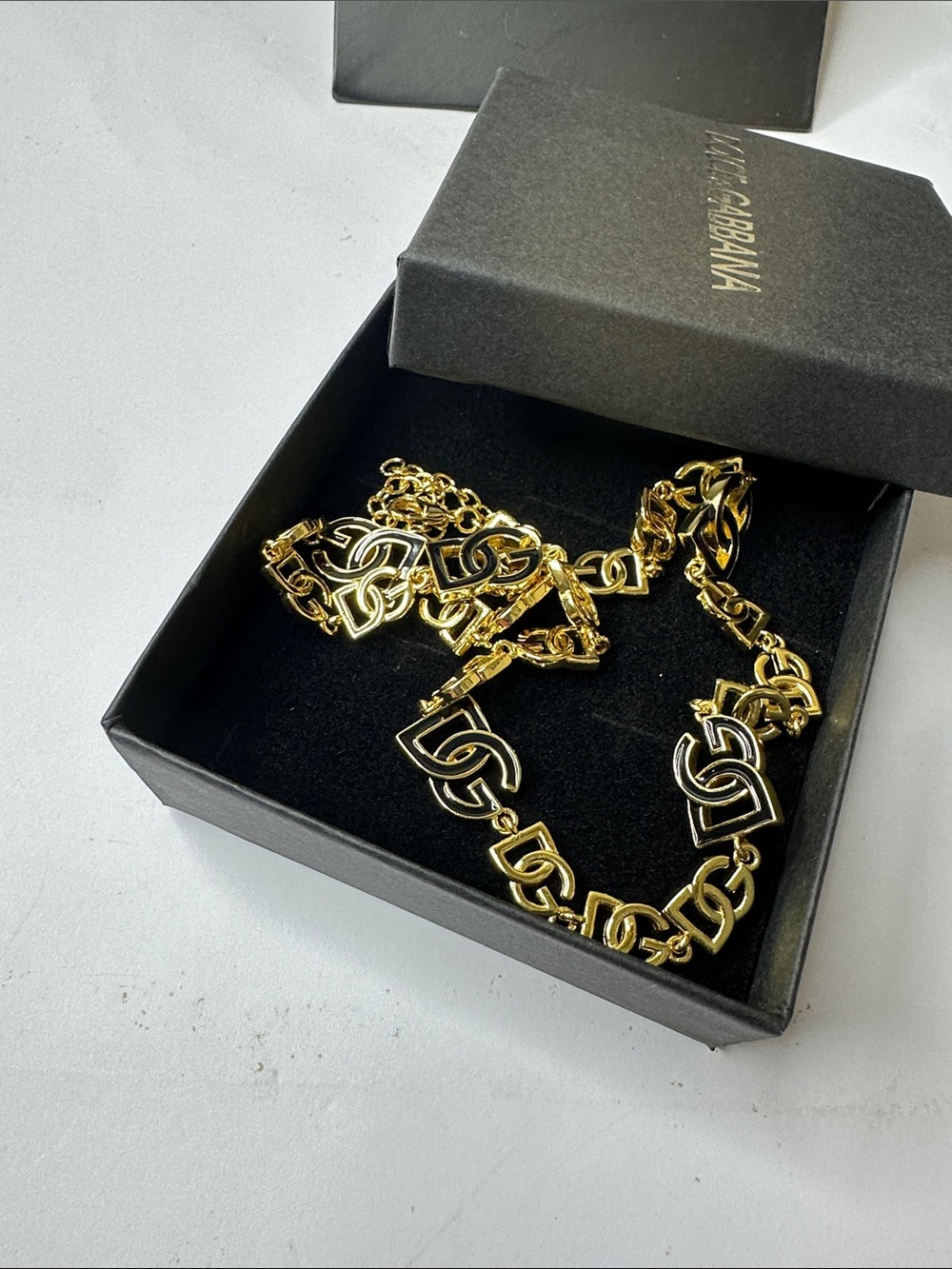 Fashion jewelry designer gold and black necklace fashionable - Picture 6 of 6